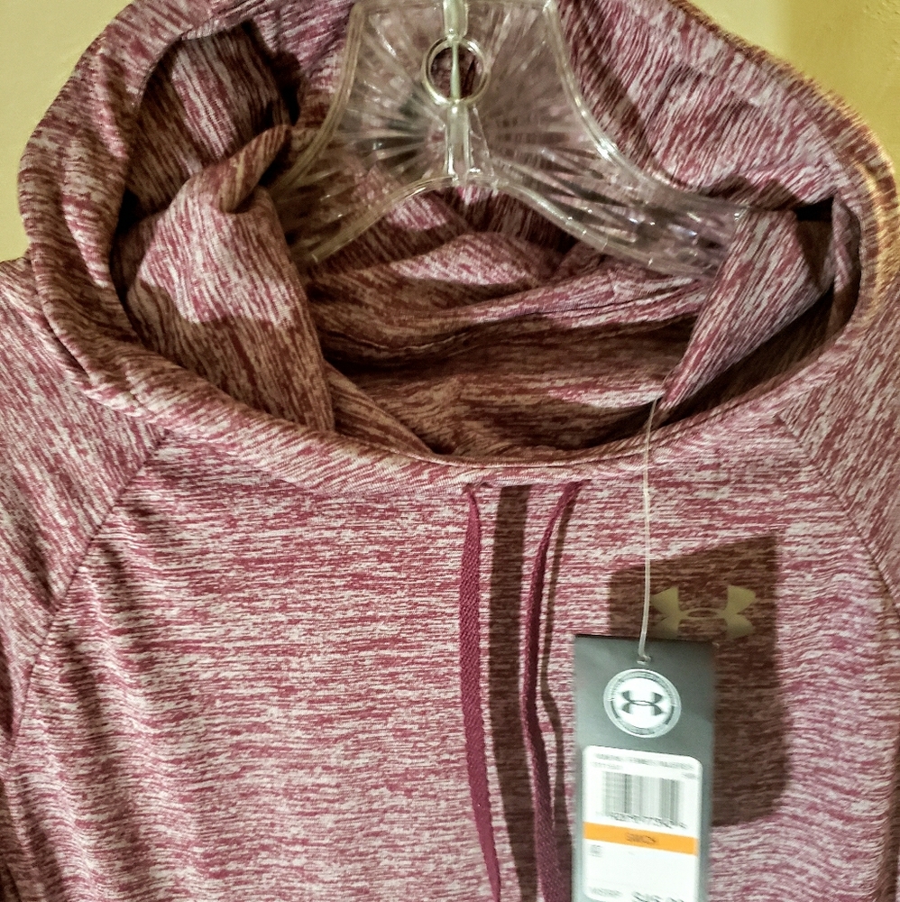 Under Armour L/S with hood active wear top.